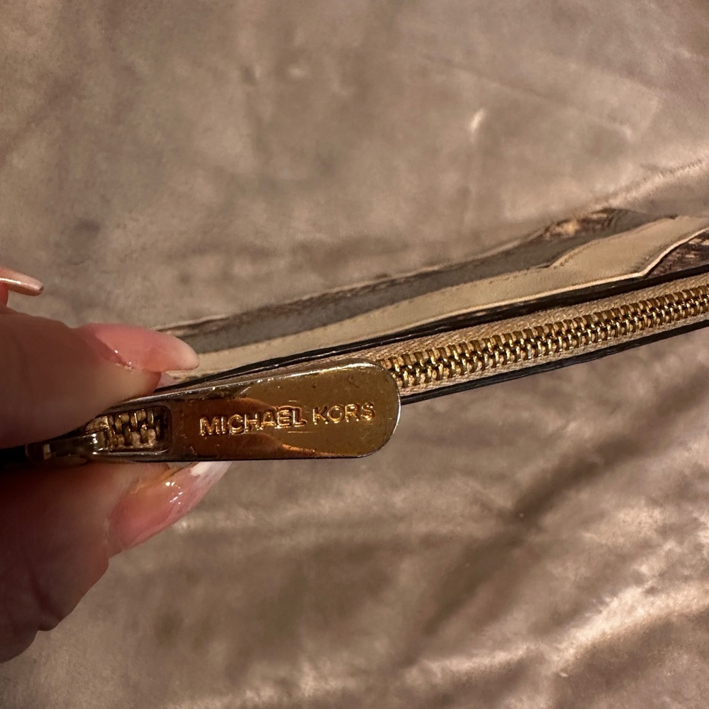 Michael Kors Metallic Python Envelope Clutch‎ – L… - image 7